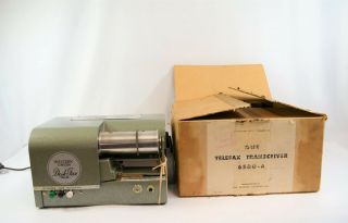 Western Union Desk Fax Telefax Transceiver 6500 - A 1950s Telegram Machine Vtg