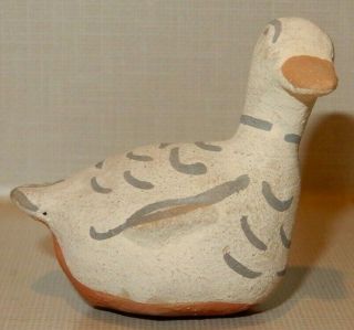 Small Pueblo Pottery Duck 2 " Tall X 2 1/4 " Long