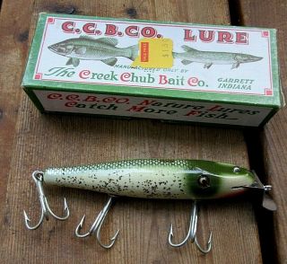 Vintage Creek Chub Pikie Minnow In Silver Flash Fishing Lure