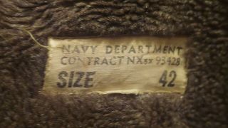 WW II USN N - 1 Deck Jacket USS Capitaine SS - 336 & SS - 153 War Patrols 5