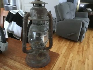 Vintage Antique Beacon Barn Oil Lamp Lantern Made In Canada