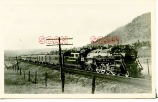 1c219 Rppc 1930s? Denver & Rio Grande Western Railroad 4 - 8 - 4 Loco 1702