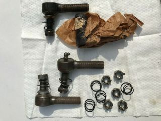 Wwii Willys Mb,  Ma,  Ford Gpw,  Gp,  Agri Jeep " Nos Tie Rod End Set Of 4 "