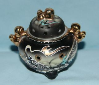 Vintage Japanese - Dragonware Porcelain Incense Burner Pot - Pcdg Japan