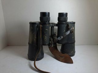 Wwii German Dienstglas 7x50 Binoculars Bmk 58264
