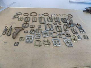 Old Harness Buckles And Rings