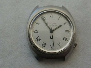 Vintage 1976 Bulova Accutron 218 Stainless Steel Watch