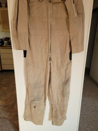 WW2 Flight Suit,  Summer,  38 Long,  With Blood Chit 4