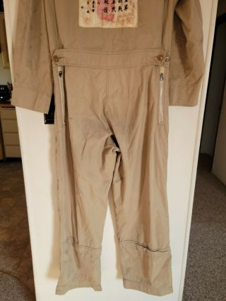 WW2 Flight Suit,  Summer,  38 Long,  With Blood Chit 6