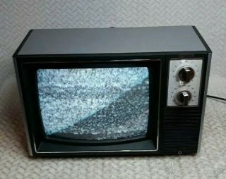 Vintage Zenith Color Tv 1980s Retro Gaming Television