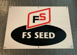 Fs Seed Dealer Sign Metal 24x16 Farm Agriculture Growmark Coop Service