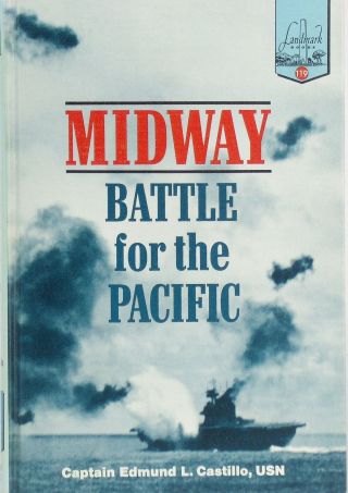 Vintage Landmark Book 119 Midway Battle For The Pacific Castillo Hardcover