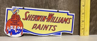 Sherwin - Williams Paints Porcelain Sign Painting Walls Decorating Color Gas Oil
