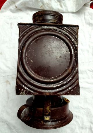 Vintage Dark Room Kerosene Lantern Camera Lamp With Glass Filters & Burner