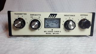 Mfj Versa Tuner Ii Mfj - 941 Antenna Amateur Ham Radio Vintage Shortwave Hf