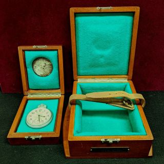 Wwii 1942 Hamilton Bureau Of Ships Naval Chronometer Watch Model 22