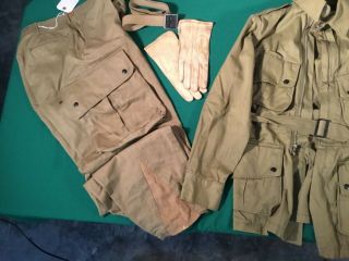 WW2 US ARMY AIRBORNE 82nd DIV,  504 th Group - id ' d M42 jacket & pants,  IKE More 2