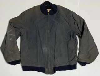 Wwii Usn 1940 1st Pattern N1 Blue Deck Jacket,  Size 44