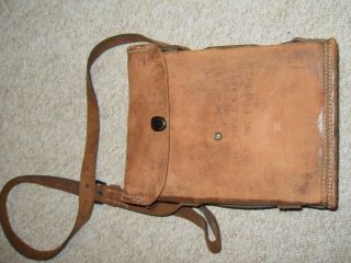 Ww2 Field Radio Telephone Ee - 8 - A Us Army Leather Case And Straps