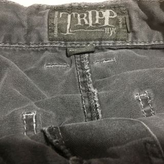 Vintage Tripp NYC Men’s Black Goth Shorts Size 30 3