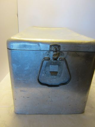 Vintage 7 UP Cronstroms Ice Chest Cooler Alcoa Aluminum Mid - century Retro 1950’s 3