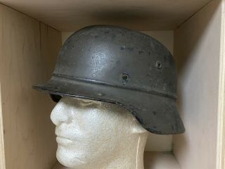 Ww2 German M35 Beaded Helmet Shell (size 68)