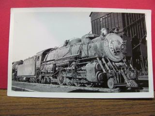 Photo Atchison Topeka & Santa Fe Railroad 2 - 8 - 4 Locomotive 4108 Alburquerque Nm