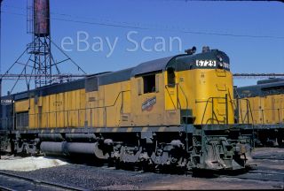 Slide - C&nw C628 6729 Chicago Il In 1988