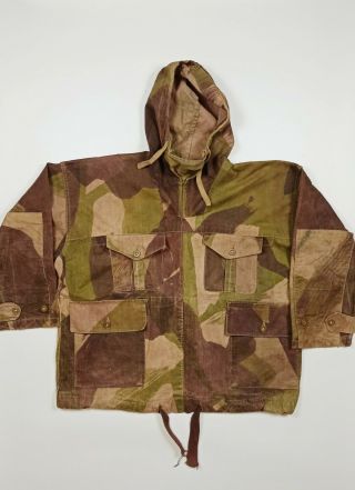 Ww2 Windproof Smock Jacket British Sas Army Camouflage 1940s Wwii Anorak Uniform