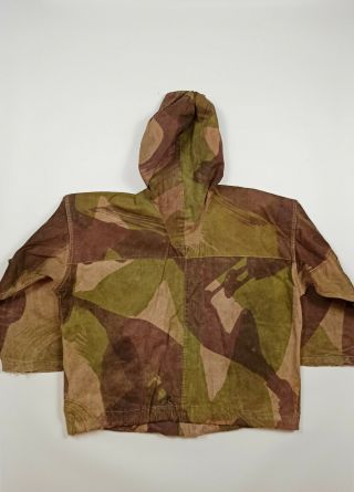 WW2 Windproof Smock Jacket British SAS Army Camouflage 1940s WWII Anorak Uniform 3