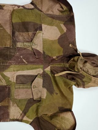 WW2 Windproof Smock Jacket British SAS Army Camouflage 1940s WWII Anorak Uniform 5