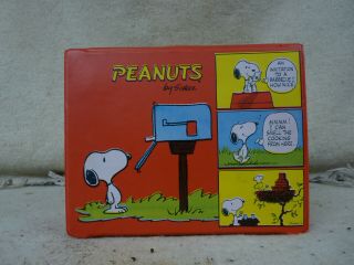 Vintage 1965 " Peanuts " Vinyl Lunch Box With Thermos