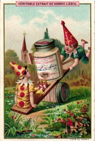 6 Cards C 1891 Children Playing With Jar Clown Harlequin