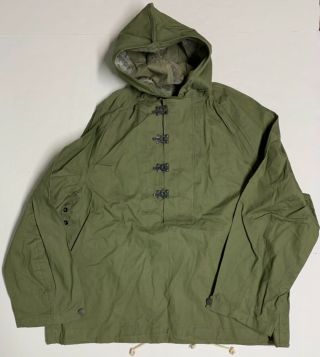 Wwii 1944 Dated Us Army Wet Weather Parka,  Size Medium