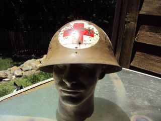 Japanese Ww2 Medic Helmet