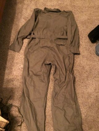 WWII WW2 British Pixie Tank Suit with tags on the inside. 3