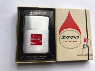 1971 Coke Zippo Lighter Enjoy Coca Cola