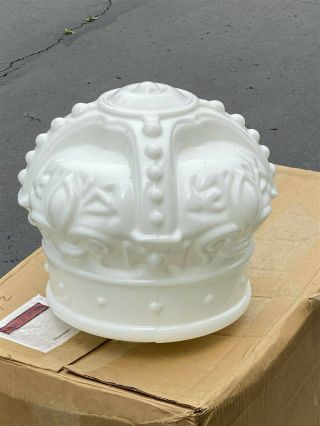 Standard Oil White Crown Gas Pump Globe Remake