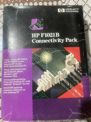 Hp 100lx Pc Connectivity Pack F1021b [vintage Palmtop Computer Cable]