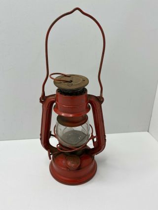 Vintage Winged Wheel No.  350 Red Lantern 7 1/2” Tall Made In Japan