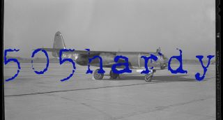 Wwii Us Photo Negative - Us Captured German Ar 234 Marked Usa 27 50 On Fuselage