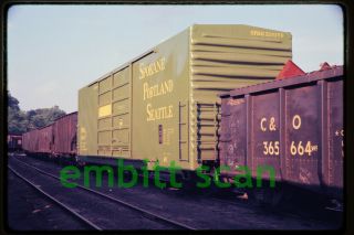 Slide,  Freight Sp&s Spokane Portland & Seattle Box Car 318189,  In 1970