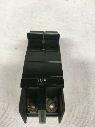 Square D Breaker Type Xo Xo230 2 Pole 30 Amp Cutler Hammer Rare Obsolete