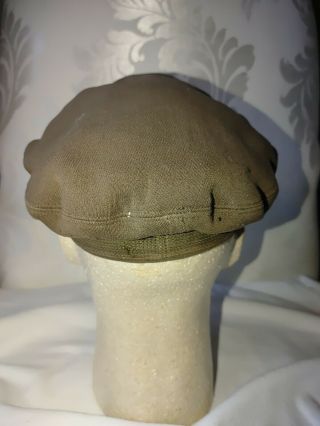 WWII US Army Air Corps USAAF Pilot Officers Crusher Cap 50 mission B - 17 IDed WW2 3