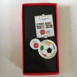 2020 Tokyo Olympic Pin Badge Coca Cola Pins Soccer