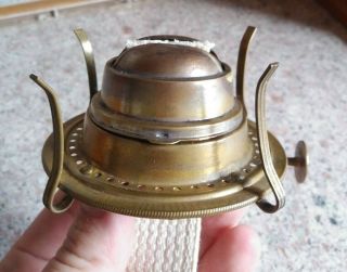 Vintage 19th C.  2 W.  B.  G.  Eldorado Oil Kerosene Lamp Burner Look 3 " Chimney