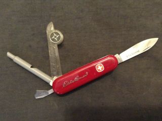 Vtg Wenger Eddie Bauer Whistle / Compass Orienting Tool Swiss Army Knife N