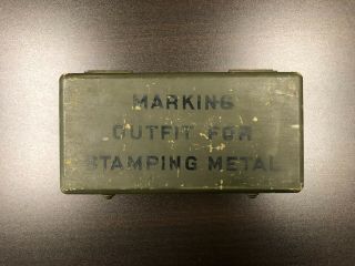 Jas.  H.  Matthews & Co.  Marking Outfit For Stamping Metal