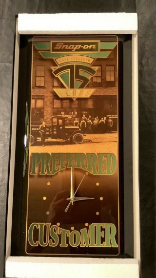 Nib Rare Snap - On 75th Anniversary Preferred Anniversary Clock