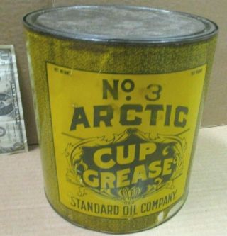 Arctic Cup Grease Can - Standard Oil Company Indiana - - Ten Pounds - General Use
